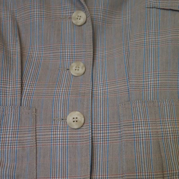 Tristan checked cotton jacket. - Picture 7 of 14
